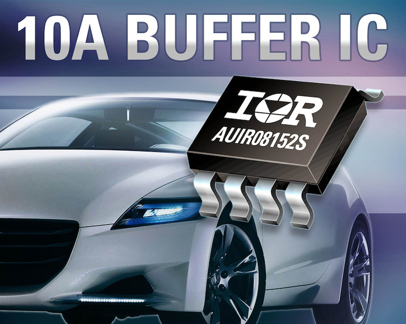 IR's tiny 10A gate drive IC helps shrink automotive systems